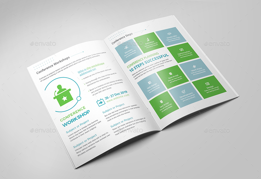 Conference Brochure, Print Templates | GraphicRiver