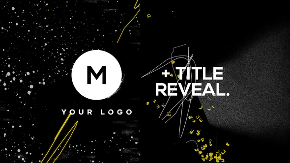 Logo & Title Reveal Scribble Grunge
