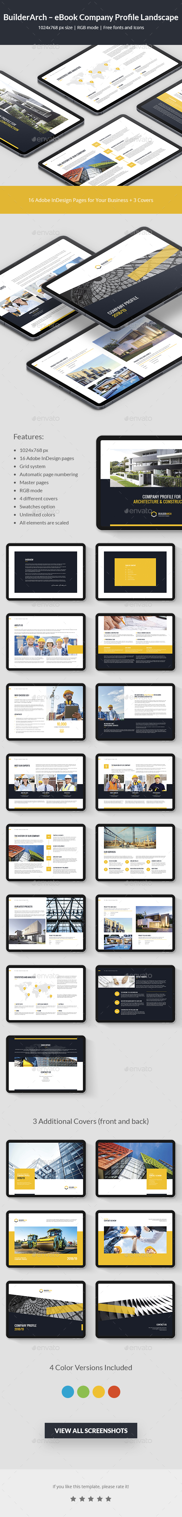 BuilderArch – eBook Company Profile Landscape