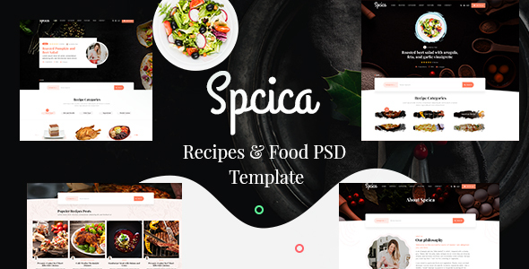 Spcica - RecipesFood - ThemeForest 25345096