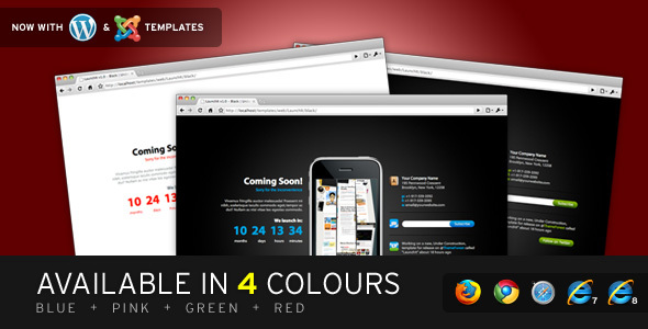 LaunchIt - Under Construction Specialty Pages