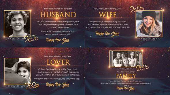 New Year wishes - VideoHive 23074208