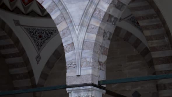 Arch of Suleiman Mosque in Istanbul, Turkey