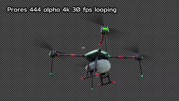 Agriculture drone flying alt