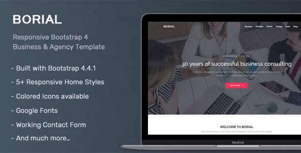 Borial - BusinessAgency - ThemeForest 21996760