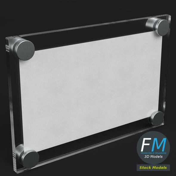 Wall mounted glass - 3Docean 25352932