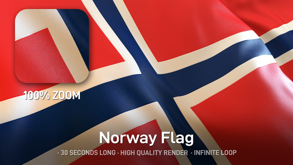 Norway Flag By Tempus Videohive