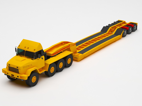 Truck transporter - 3Docean 25354549