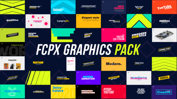 Motion Graphics Pack | FCPX and Apple Motion