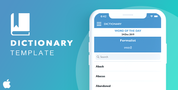 Dictionary Template for iOS