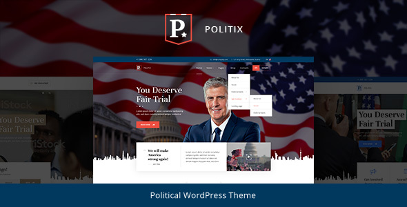 Politix – Political Campaign WordPress Theme