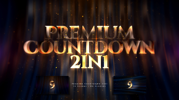 Premium Countdown 2in1 - VideoHive 25133106
