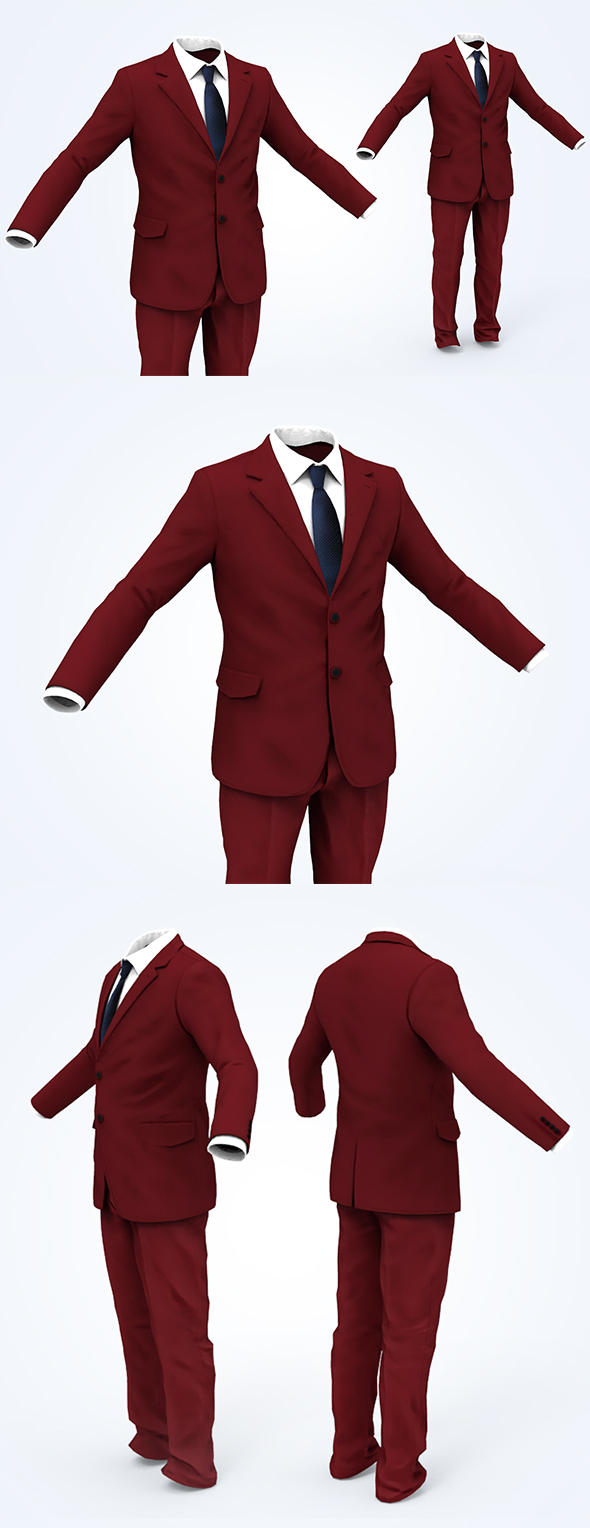 Business Suit Man - 3Docean 25359372