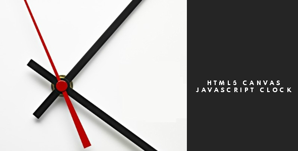 HTML5 Canvas Javascript Clock