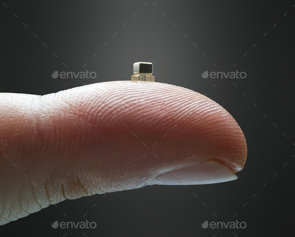 Science And Technology On The Fingertip - Stock Photo - Images