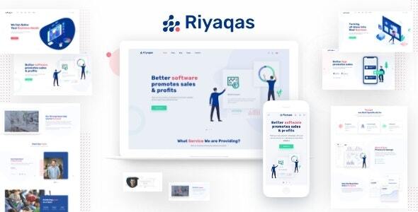 Riyaqas - Saas and Startup HTML Template