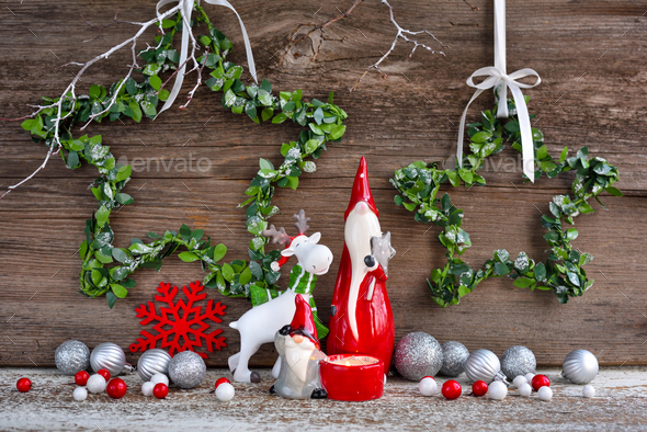 Christmas or New Year greeting card. - Stock Photo - Images