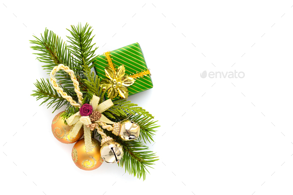 Christmas or new year composition. - Stock Photo - Images