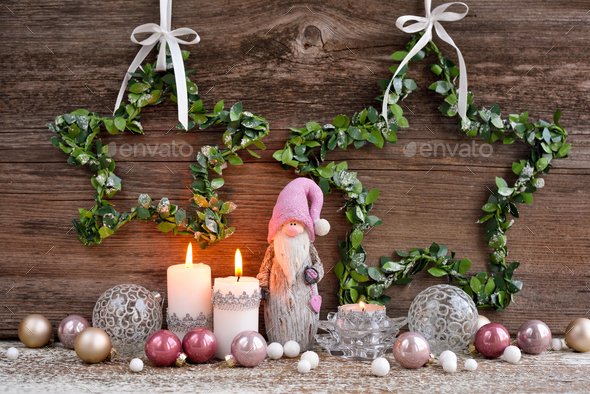 Christmas or New Year greeting card. - Stock Photo - Images