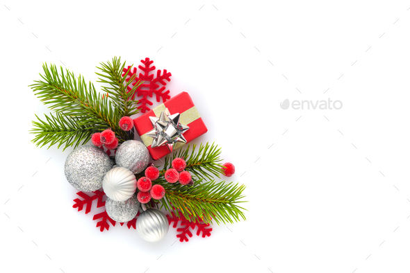 Christmas or new year composition. - Stock Photo - Images