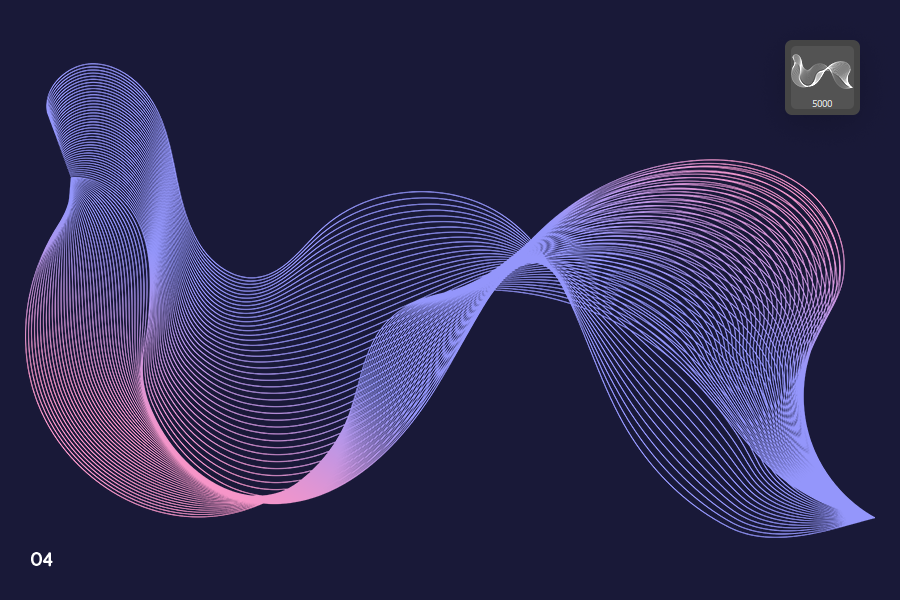 Contour Waves Brushes, Addons GraphicRiver