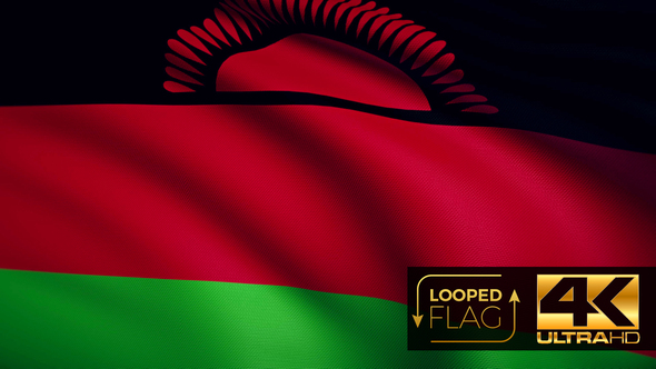 Malawi Flag 4K alt
