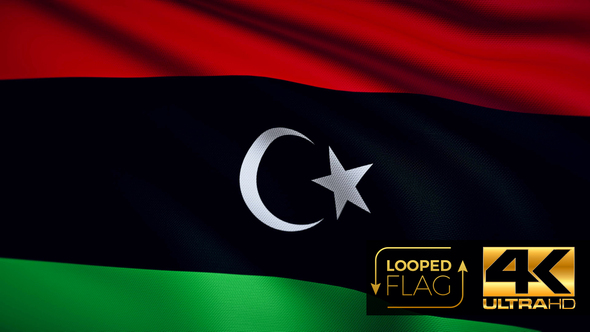 Libya Flag 4K alt