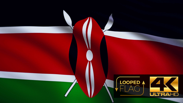 Kenya Flag 4K alt