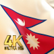 Nepal Flag - 4K - VideoHive Item for Sale