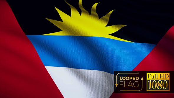 Antigua and Barbuda Flag alt