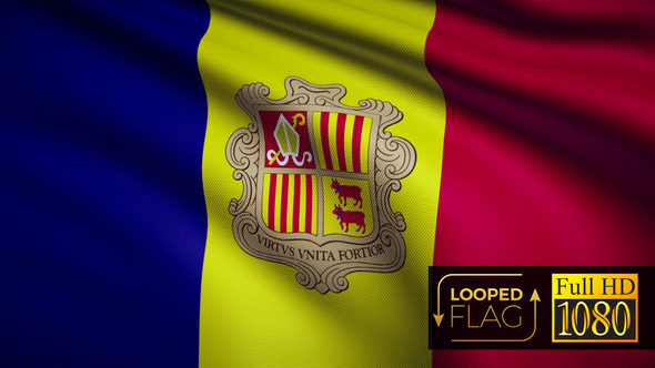 Andorra Flag alt