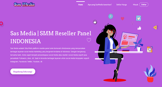 SMM Reseller Panel Indonesia - SasMedia