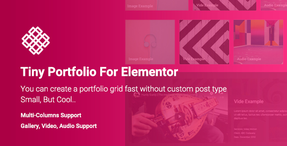 Tiny Portfolio Widget For Elementor