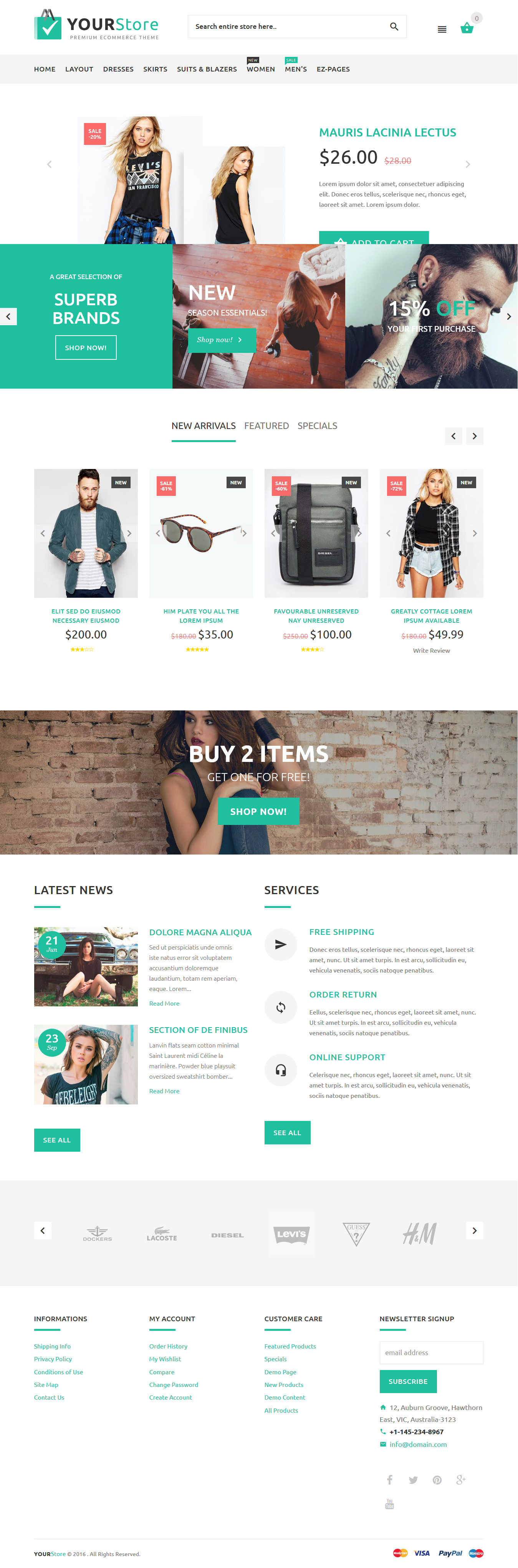 YourStore Premium Zen Cart Theme by PerfectusInc | ThemeForest