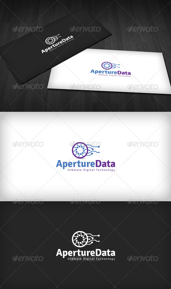 Aperture Data Logo - Vector Abstract