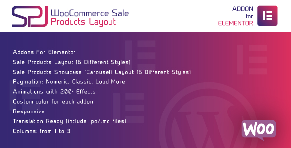 WooCommerce Sale Products Layout for Elementor WordPress Plugin