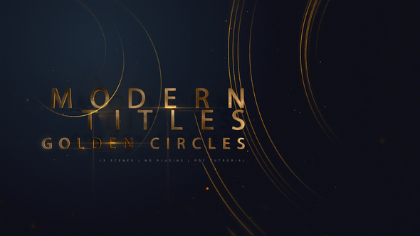 Modern Titles | Golden Circles