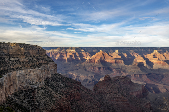 Grand Canyon During Sunset - Stock Photo - Images