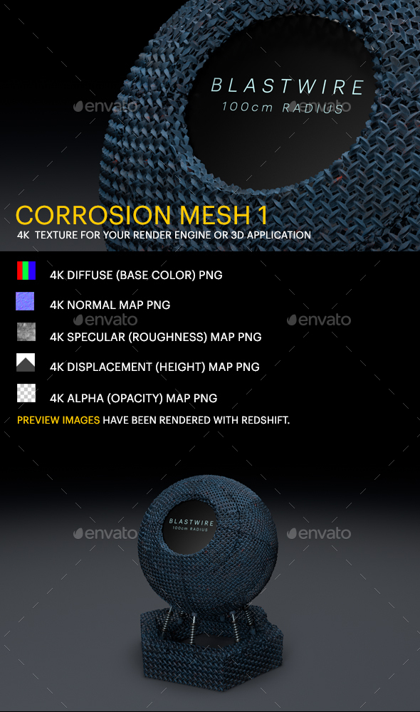 Corrosion Mesh 1 - 3Docean 25376243