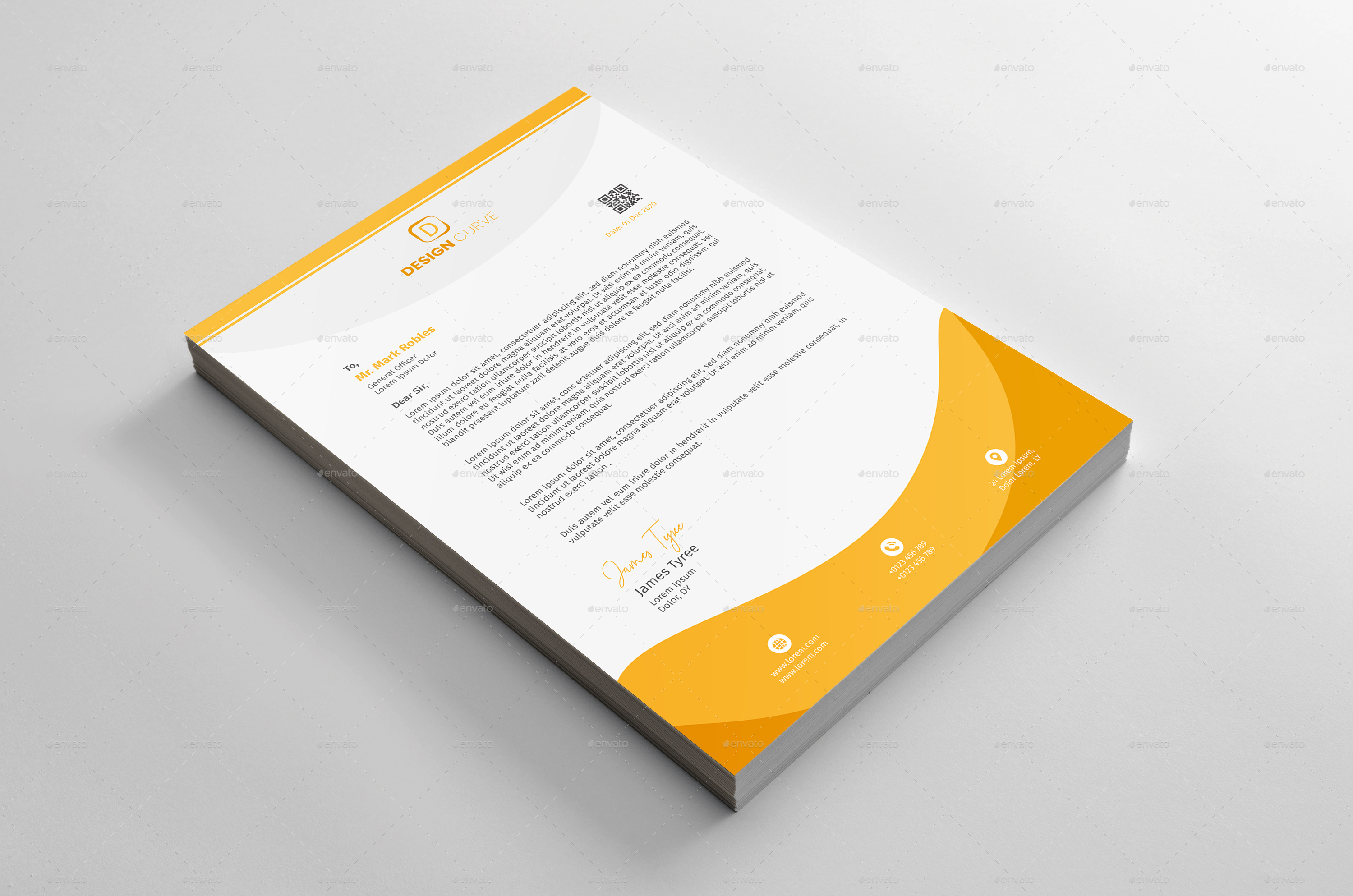 Letterhead Template, Print Templates | GraphicRiver