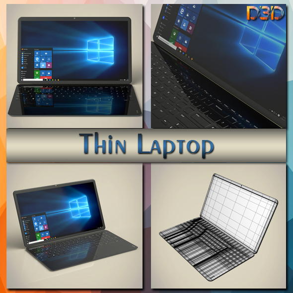 Thin Laptop - 3Docean 25381065