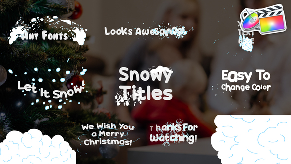 Snowy Titles | FCPX