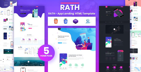 RATH - App - ThemeForest 23819185