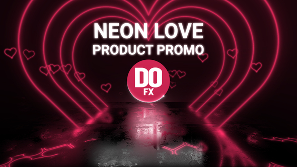 Neon Love Product - VideoHive 25384266