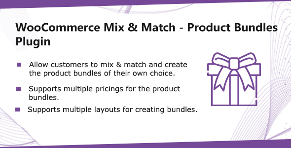 WooCommerce Mix & Match – Product Bundles Plugin