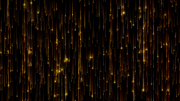 Gold Glitter Falling