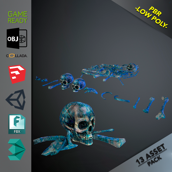 Skulls1 Meat Alien - 3Docean 25385830