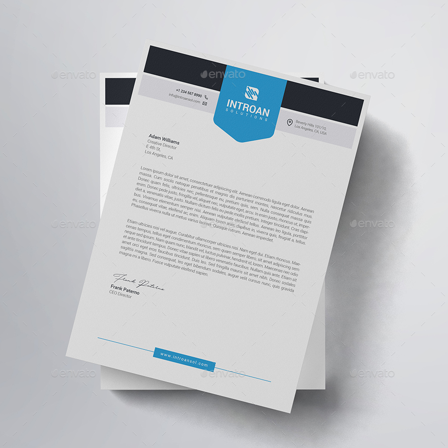 Corporate Letterhead, Print Templates | GraphicRiver