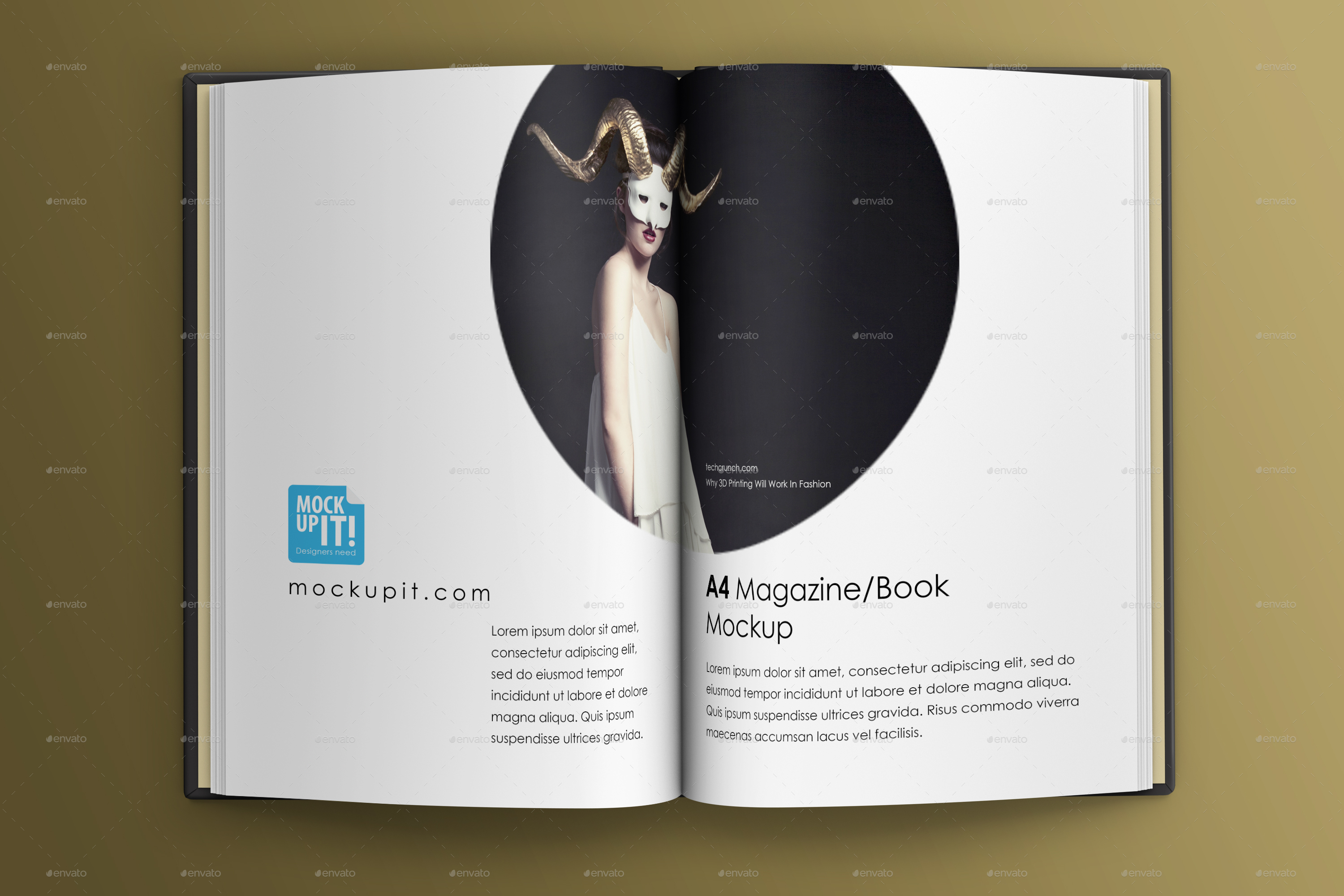 Download A4 Book Mockup By Mockupit Graphicriver