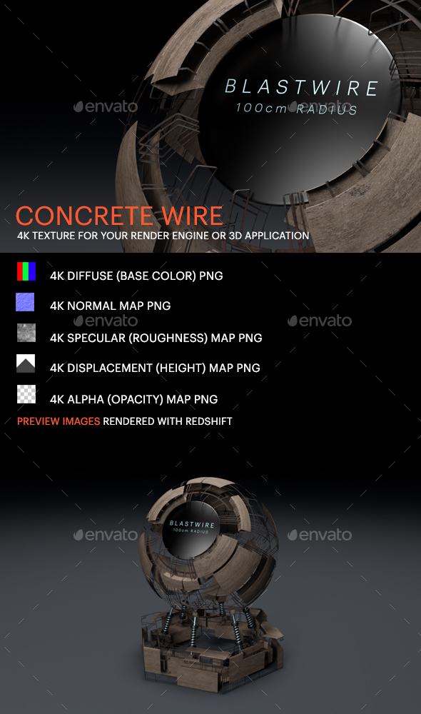 Concrete Wire - 3Docean 25393319